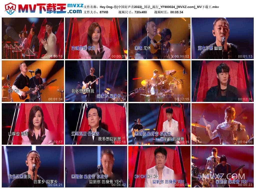 Hey Dog-巷(中国好声音2022)_国语_流行_YF900024